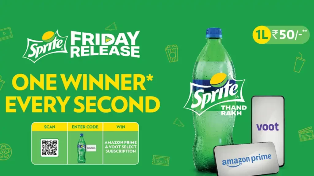 Sprite Friday Release Contest: Win Free Amazon Prime & Voot | Coke 2 Home